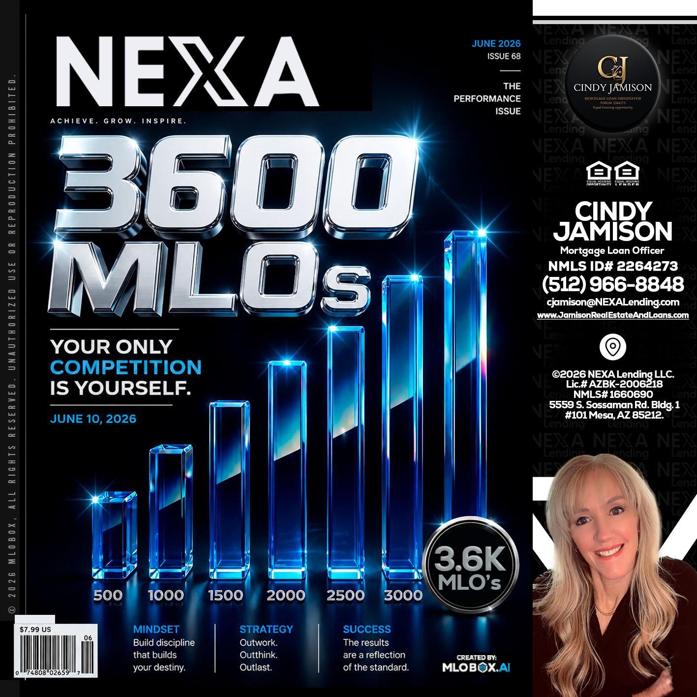 3600 MLOs - Cindy Jamison -Mortgage Loan Officer