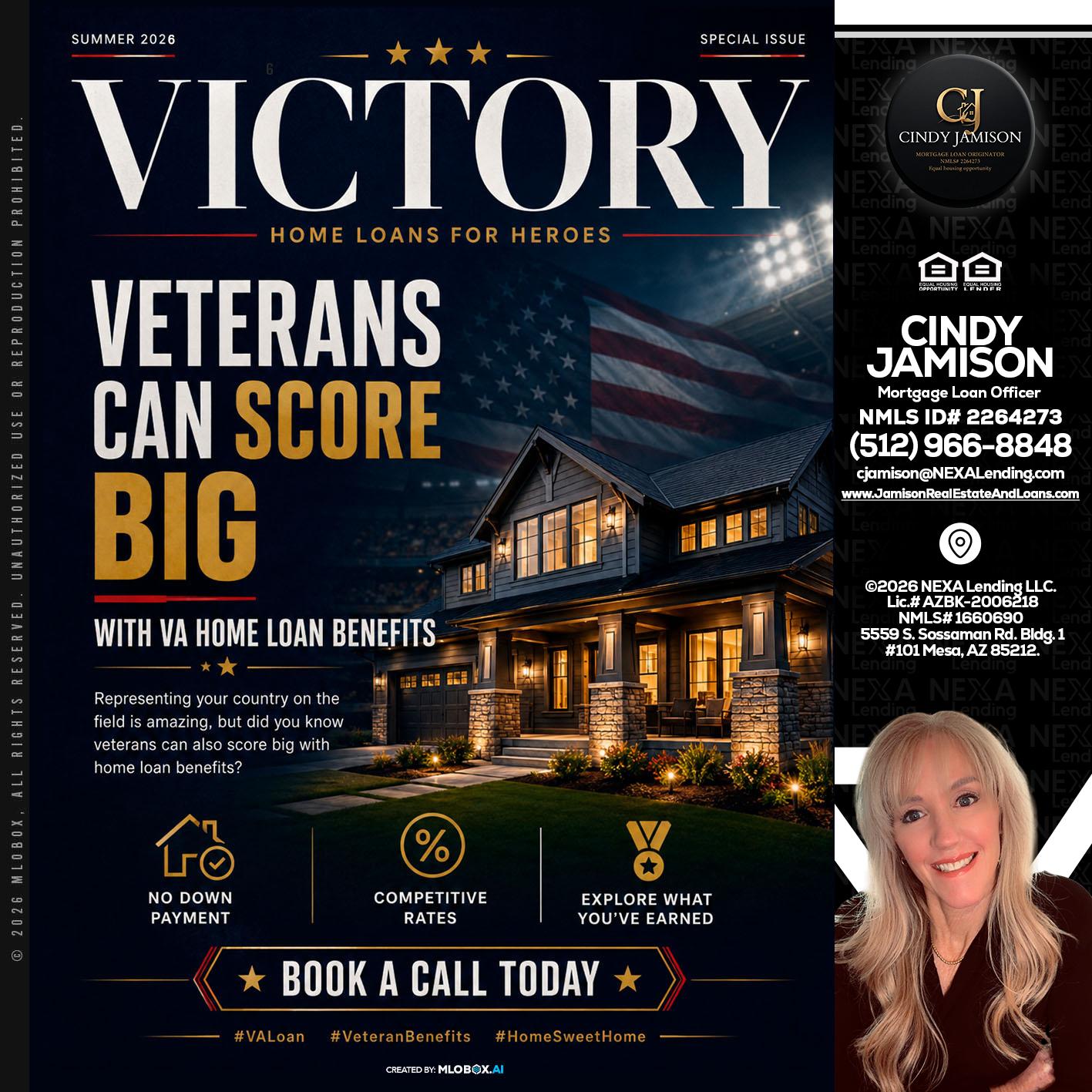 VICTORY - Cindy Jamison -Mortgage Loan Officer