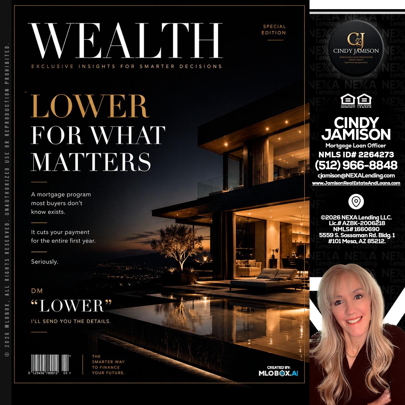 WEALTH - Cindy Jamison -Mortgage Loan Officer